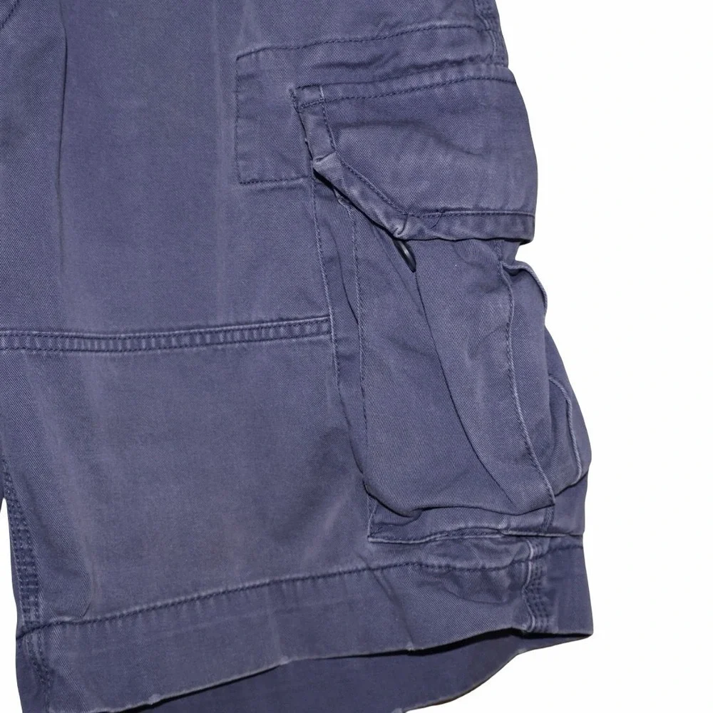 Y2K Polo Ralph Lauren men's navy blue cargo shorts‎ Classic chino 34